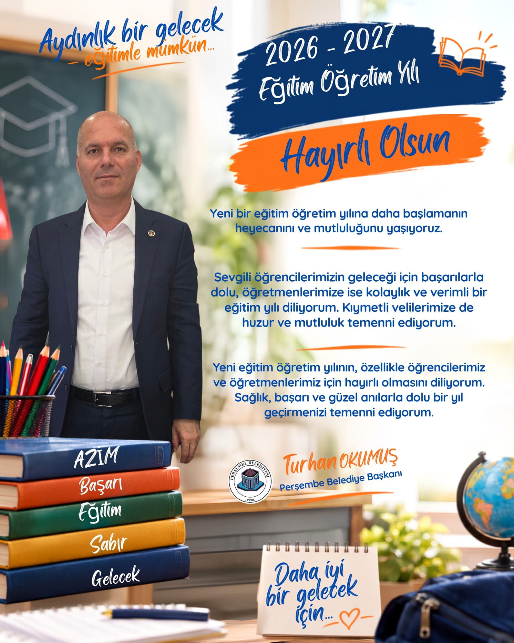 YENİ EĞİTİM ÖĞRETİM YILI HAYIRLI OLSUN