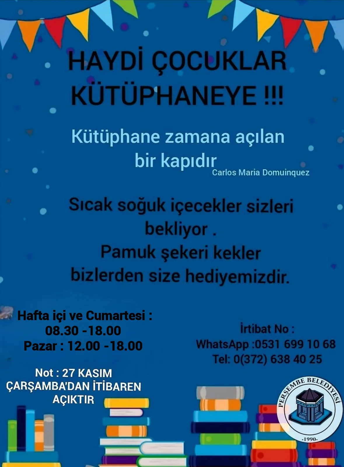 HAYDİ ÇOCUKLAR KÜTÜPHANEYE