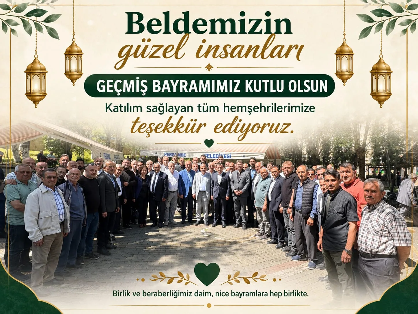 KATILIM SAĞLAYAN TÜM HEMŞEHRİLERİMİZE TEŞEKKÜR EDİYORUZ.