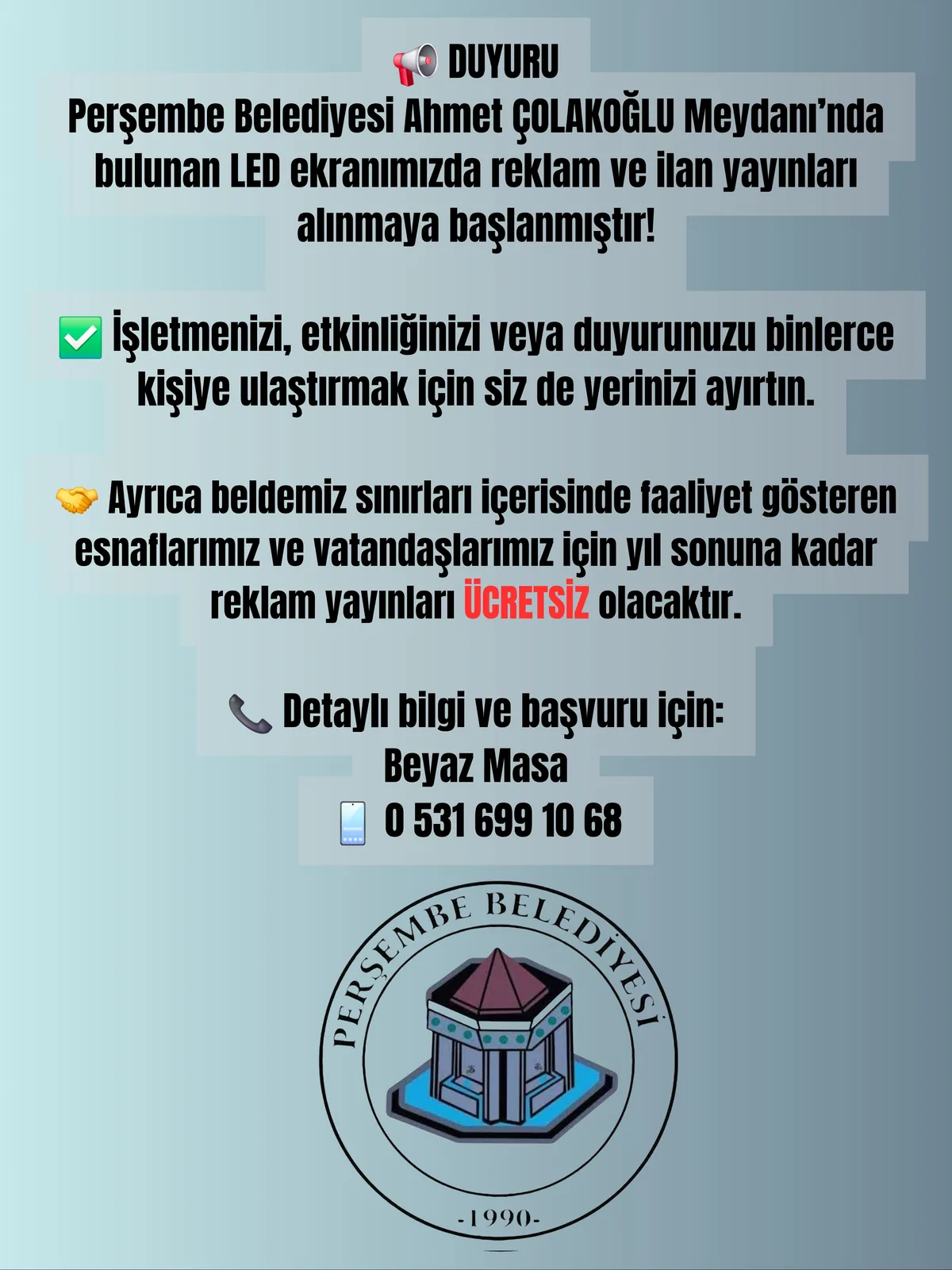 LED Ekranda Sizin de Yeriniz Olsun!