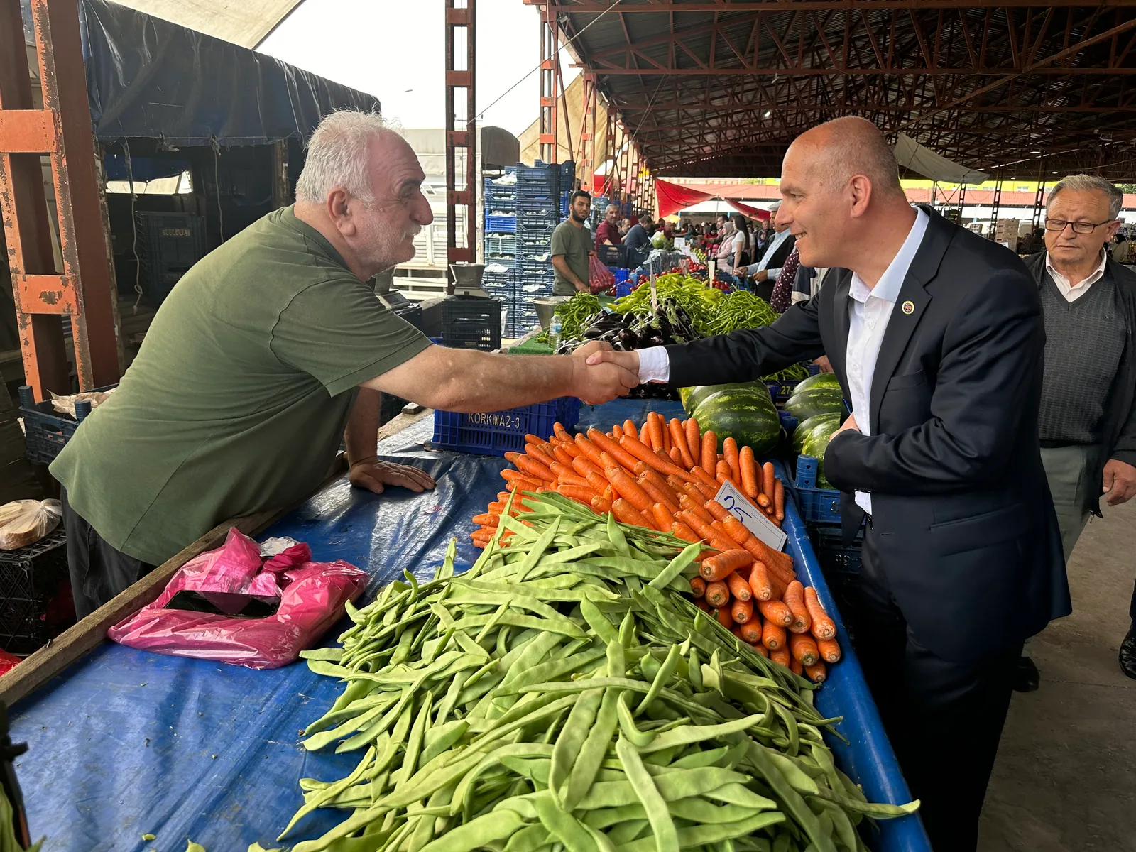 Kapal? Pazar yeri esnaf ziyareti 1