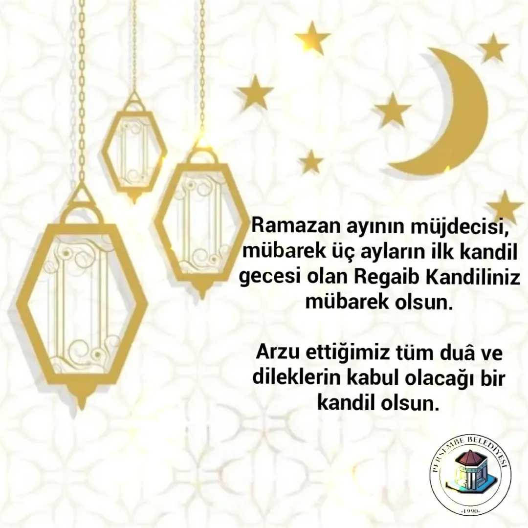 REGA?P KAND?L?N?Z MÜBAREK OLSUN