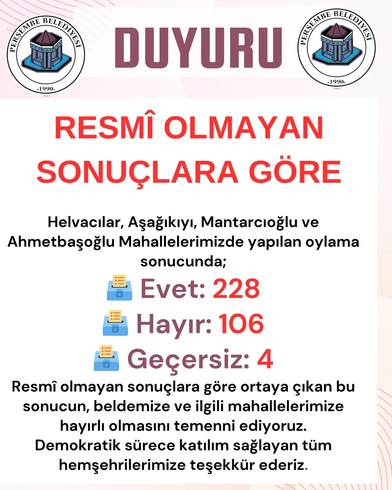 REFERANDUM SONUCU