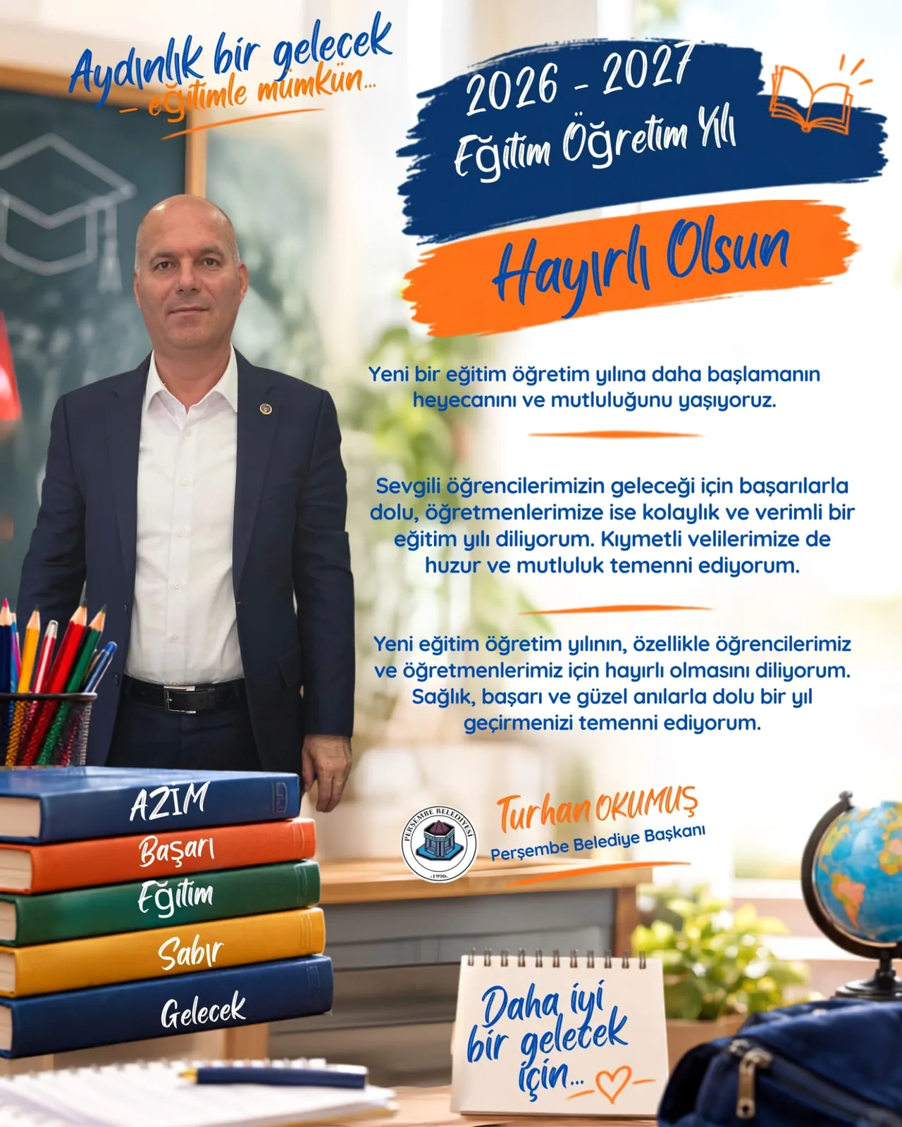 YENİ EĞİTİM ÖĞRETİM YILI HAYIRLI OLSUN